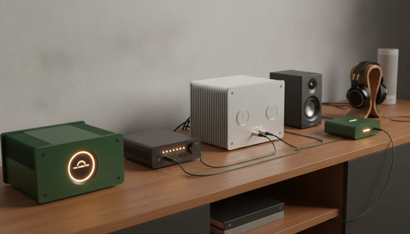 Amplificateur hi-fi 2026 : prix, types et guide d'achat : Types d'amplificateurs : intégré, préampli, bloc de puissance, DAC amplifié